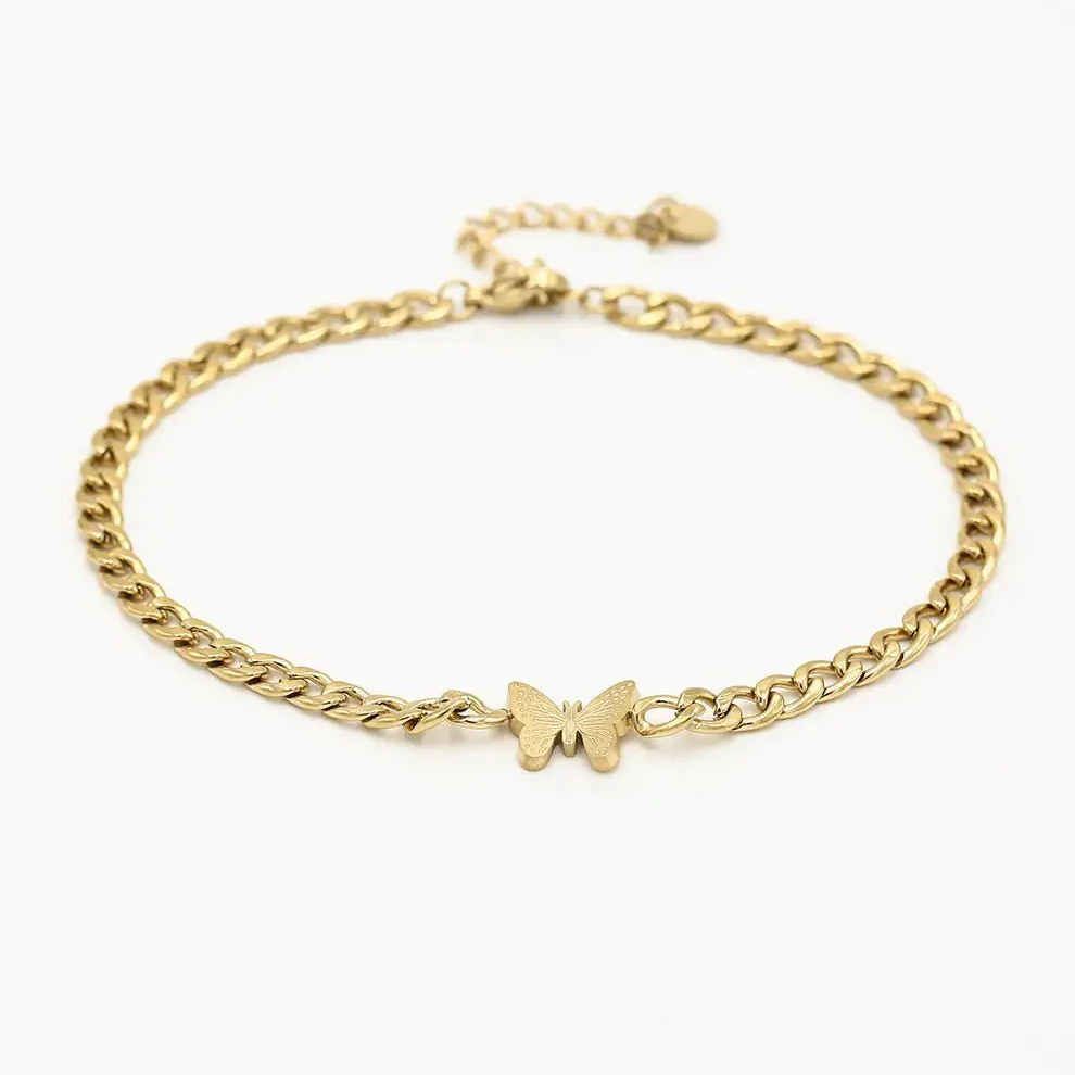 Butterfly Bangle Bracelet