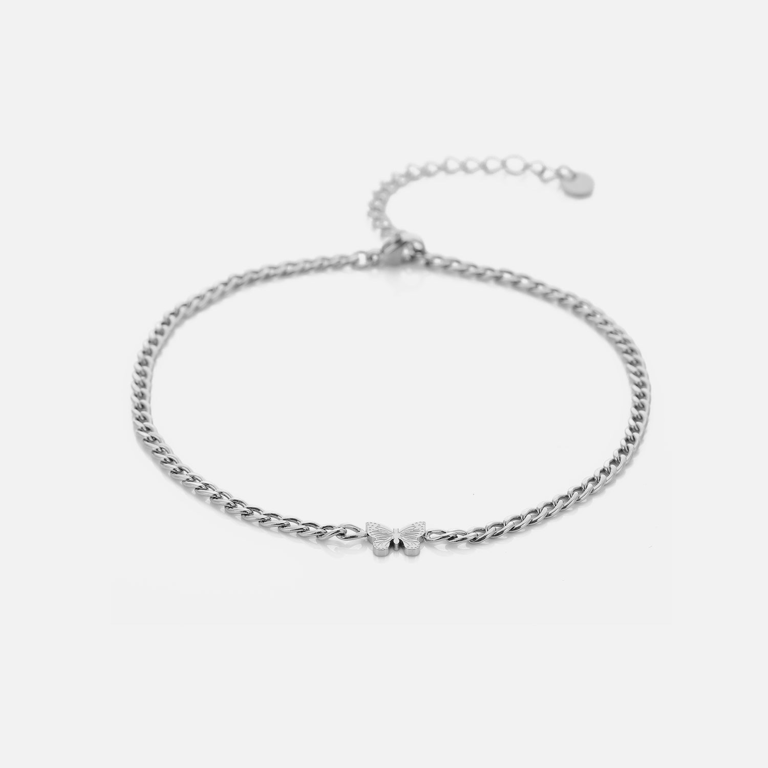 Enkelband vlinder zilver - Desieradenconcurrent.nl