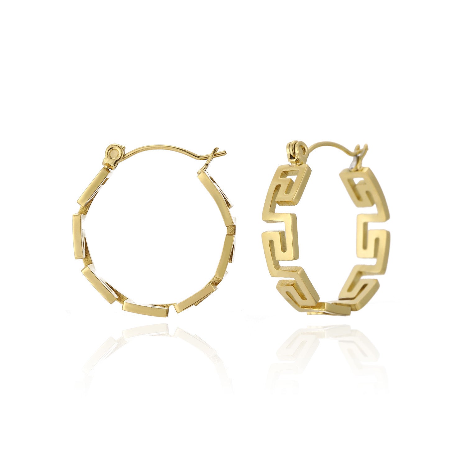 Hoops patroon goud - Desieradenconcurrent.nl