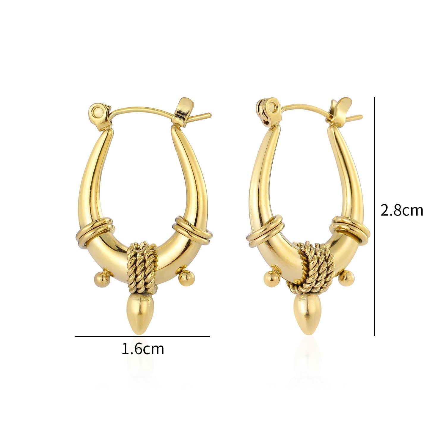 Ibiza sun hoops goud - Desieradenconcurrent.nl