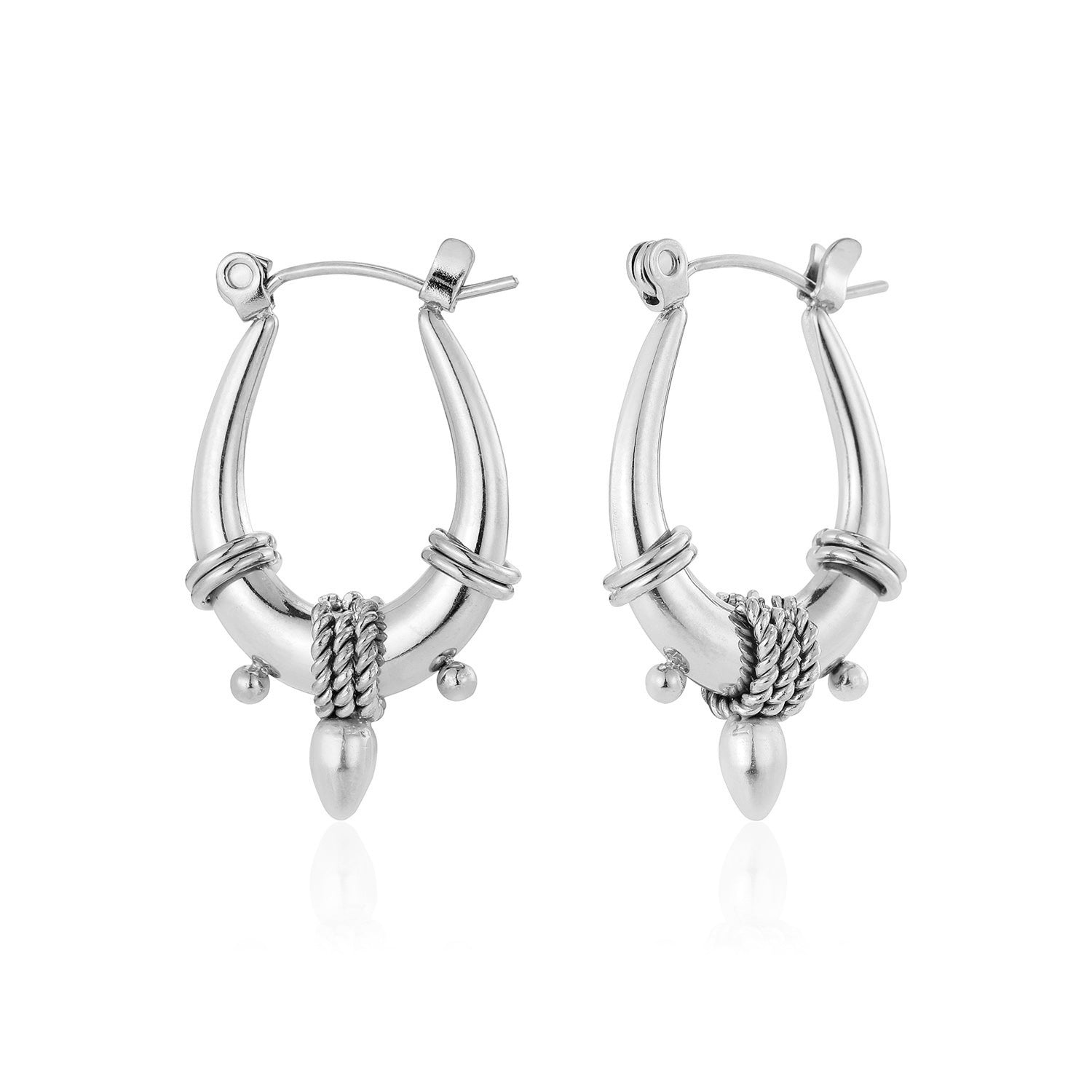 Ibiza sun hoops zilver - Desieradenconcurrent.nl