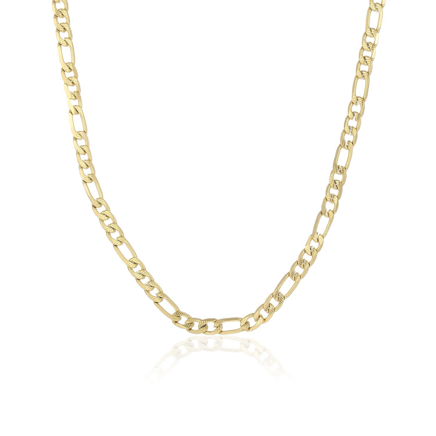 Ketting figaro fancy goud - Desieradenconcurrent.nl