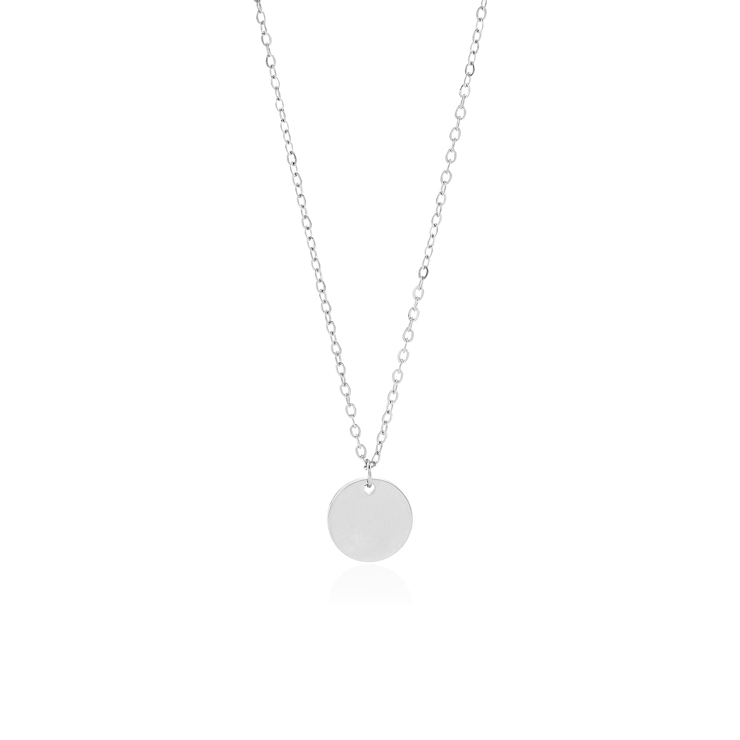 Ketting muntje zilver - Desieradenconcurrent.nl