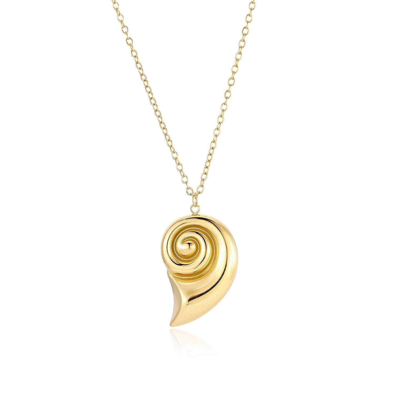 Ketting schelp goud - Desieradenconcurrent.nl