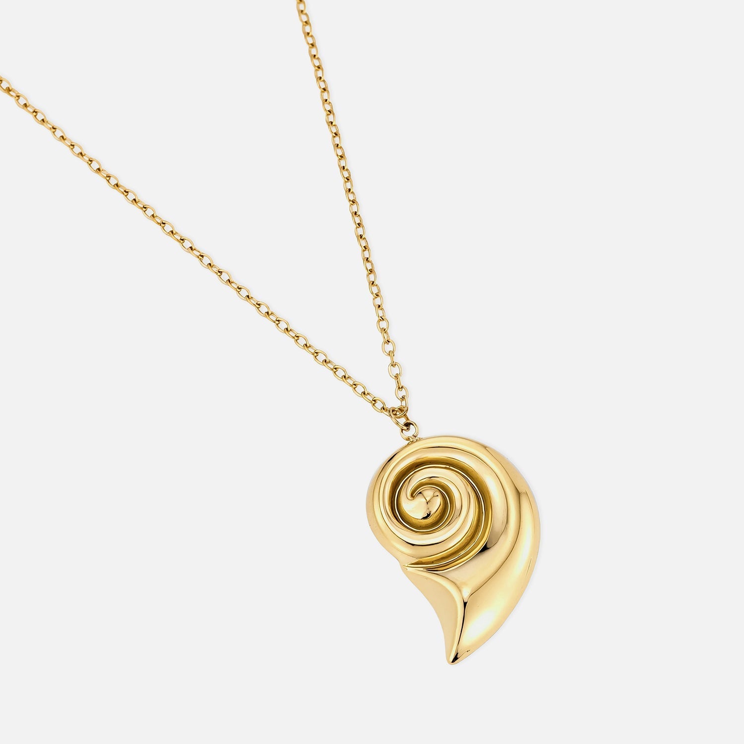 Ketting schelp goud - Desieradenconcurrent.nl
