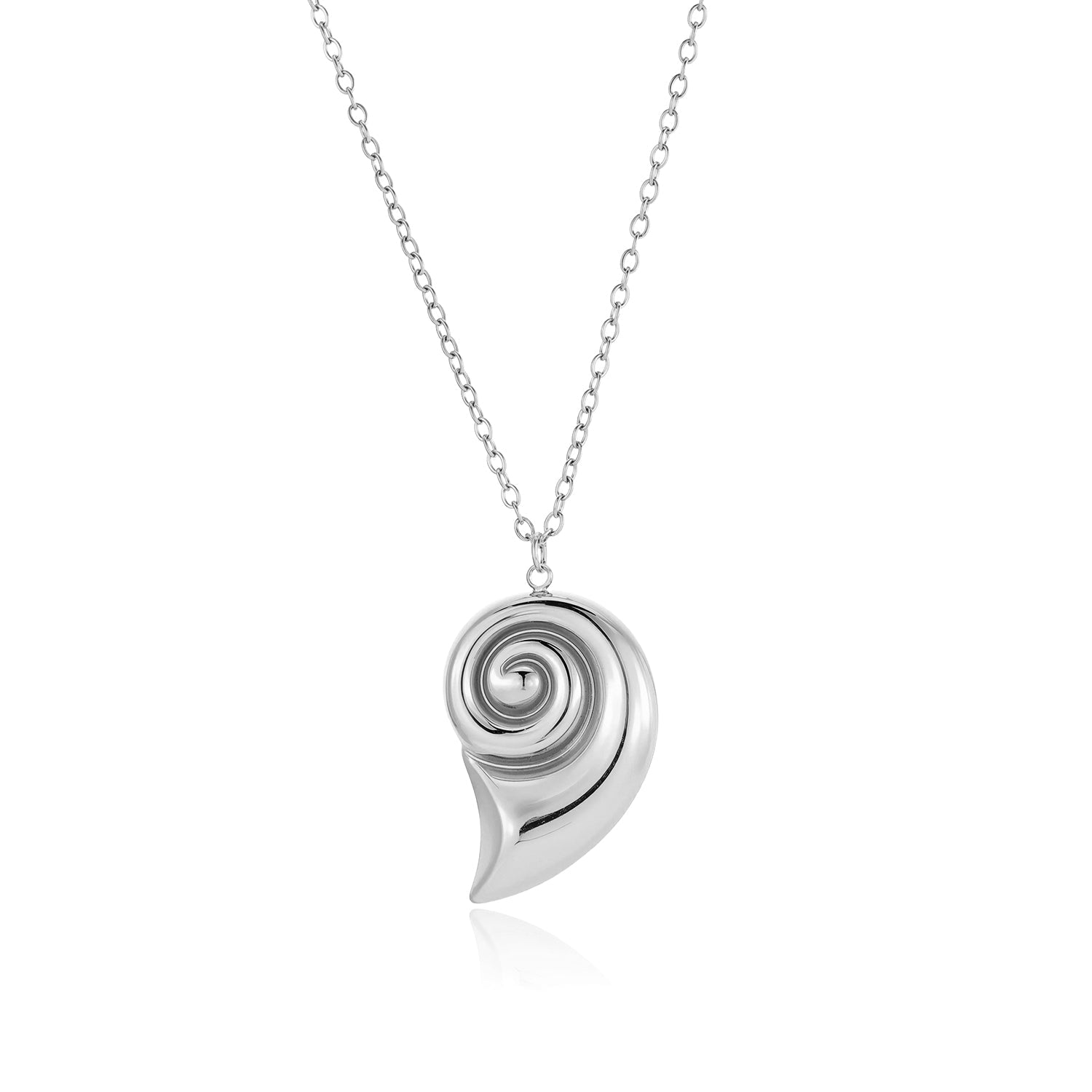 Ketting schelp zilver - Desieradenconcurrent.nl