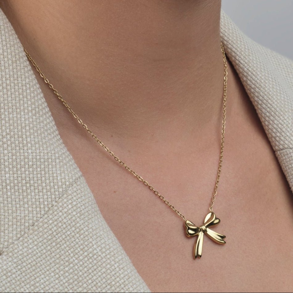 Ketting strikje goud - Desieradenconcurrent.nl