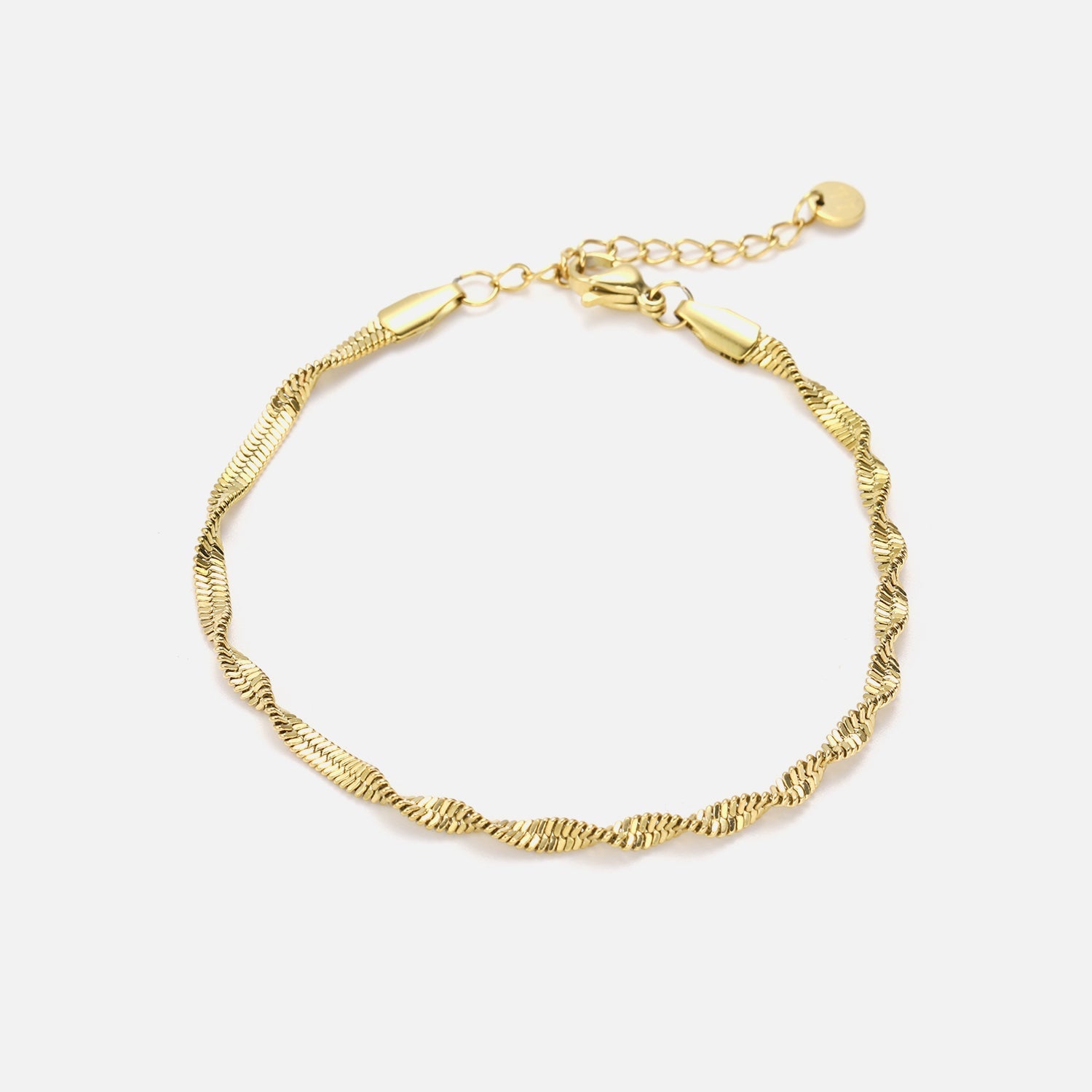 Motief armband gedraaid goud - Desieradenconcurrent.nl