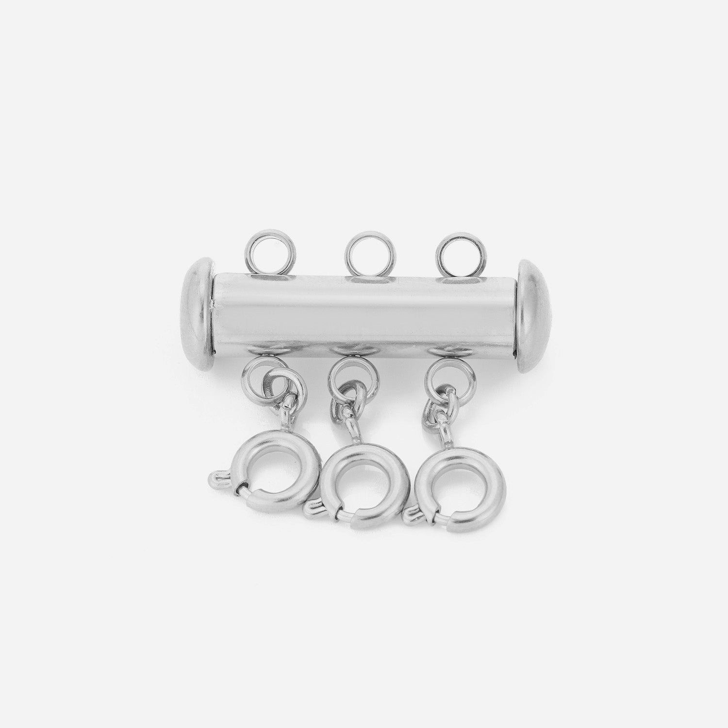 Multi ketting sluitstukje zilver - Desieradenconcurrent.nl
