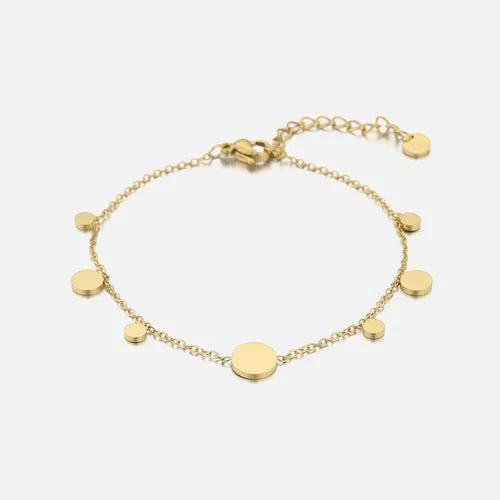 Muntjes armband goud - Desieradenconcurrent.nl
