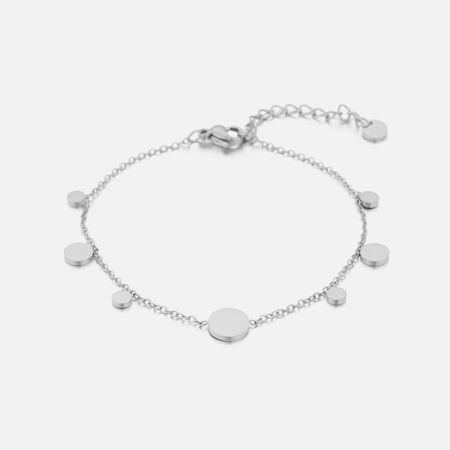 Muntjes armband zilver - Desieradenconcurrent.nl