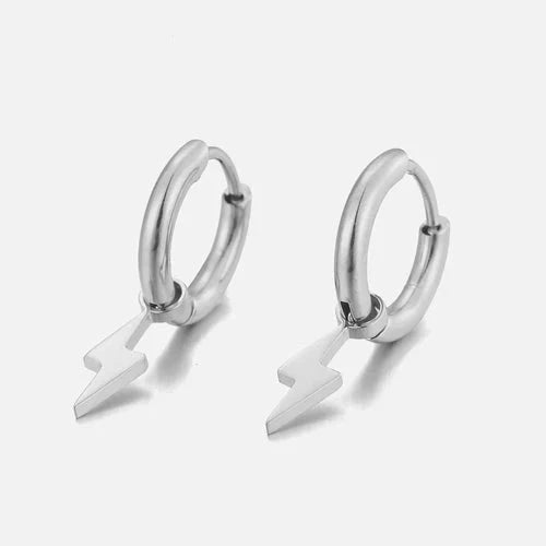 Oorbellen bliksem zilver - Desieradenconcurrent.nl