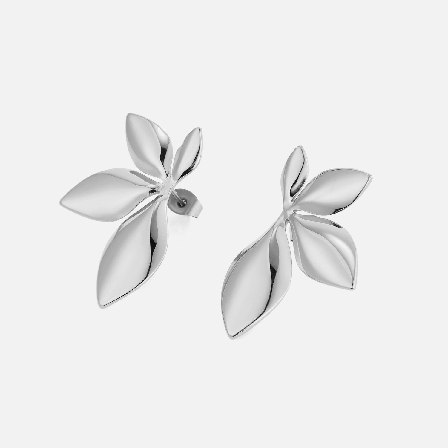 Oorstekers botanisch zilver - Desieradenconcurrent.nl
