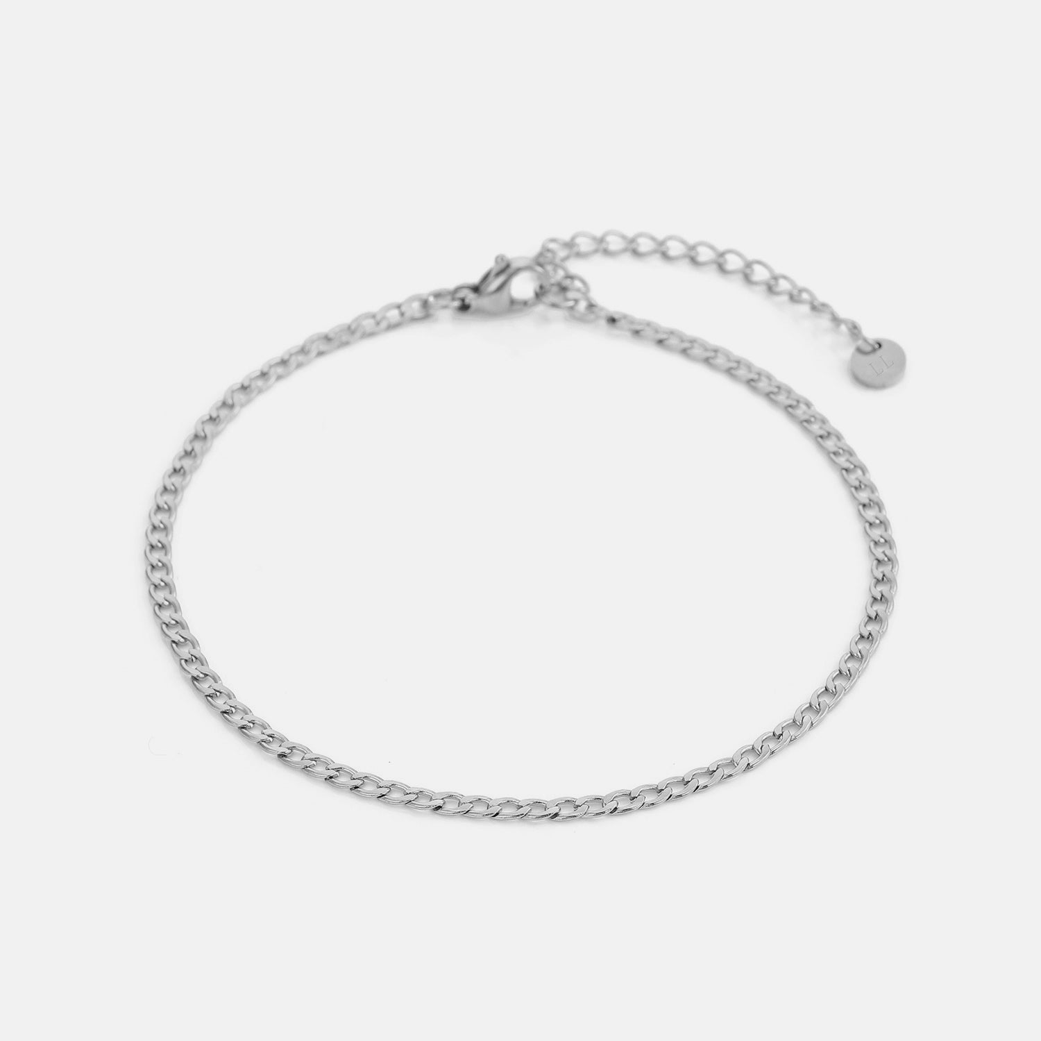 Platte schakel armband 2mm Zilver - Desieradenconcurrent.nl