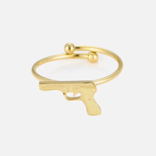 Ring bedeltje goud - Desieradenconcurrent.nl