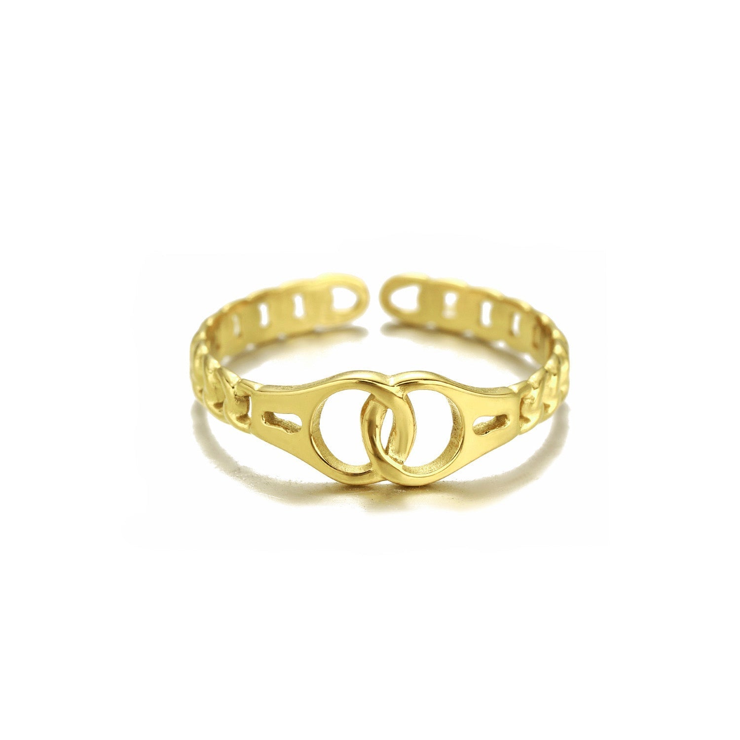 Ring connected goud - Desieradenconcurrent.nl
