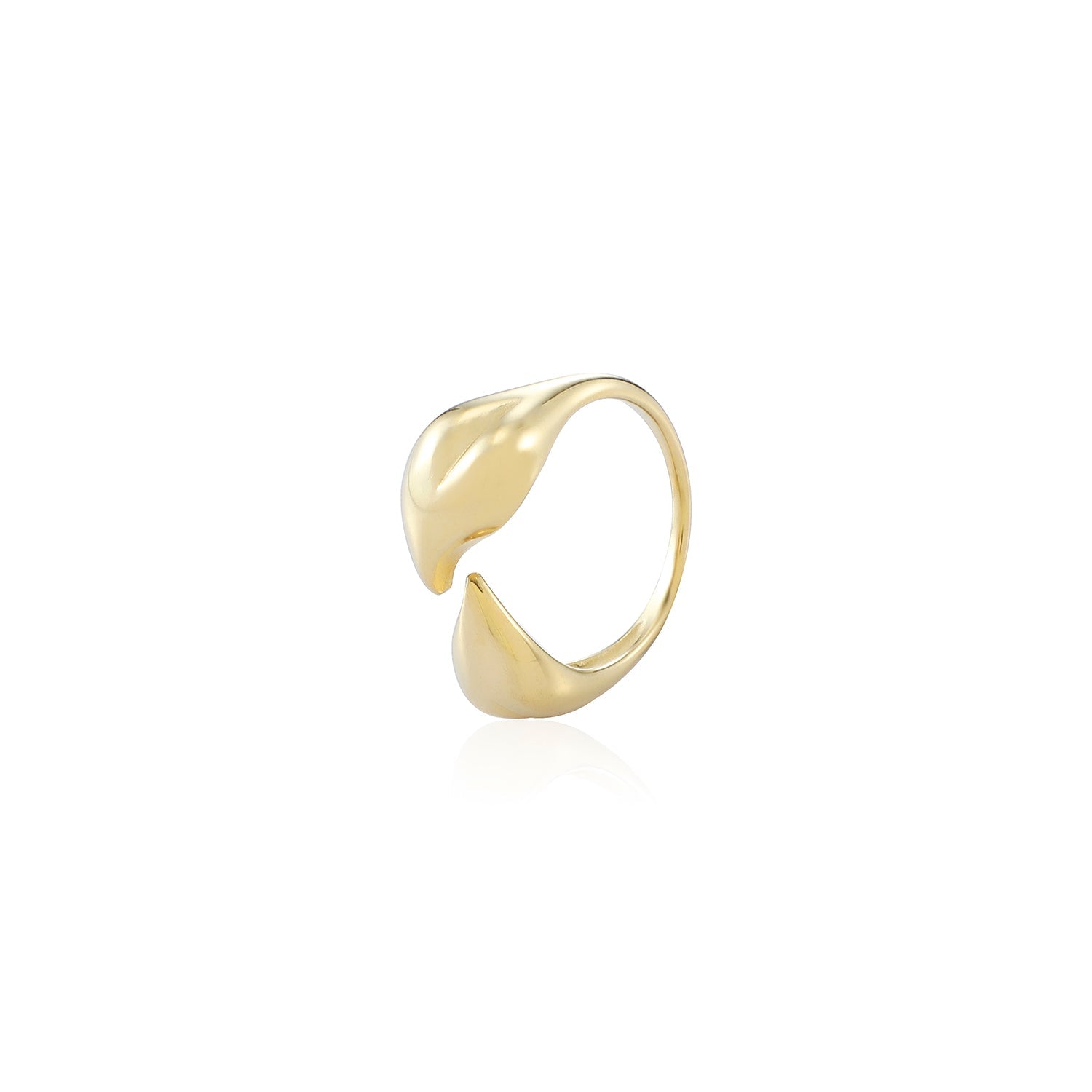 Ring connected hart goud - Desieradenconcurrent.nl