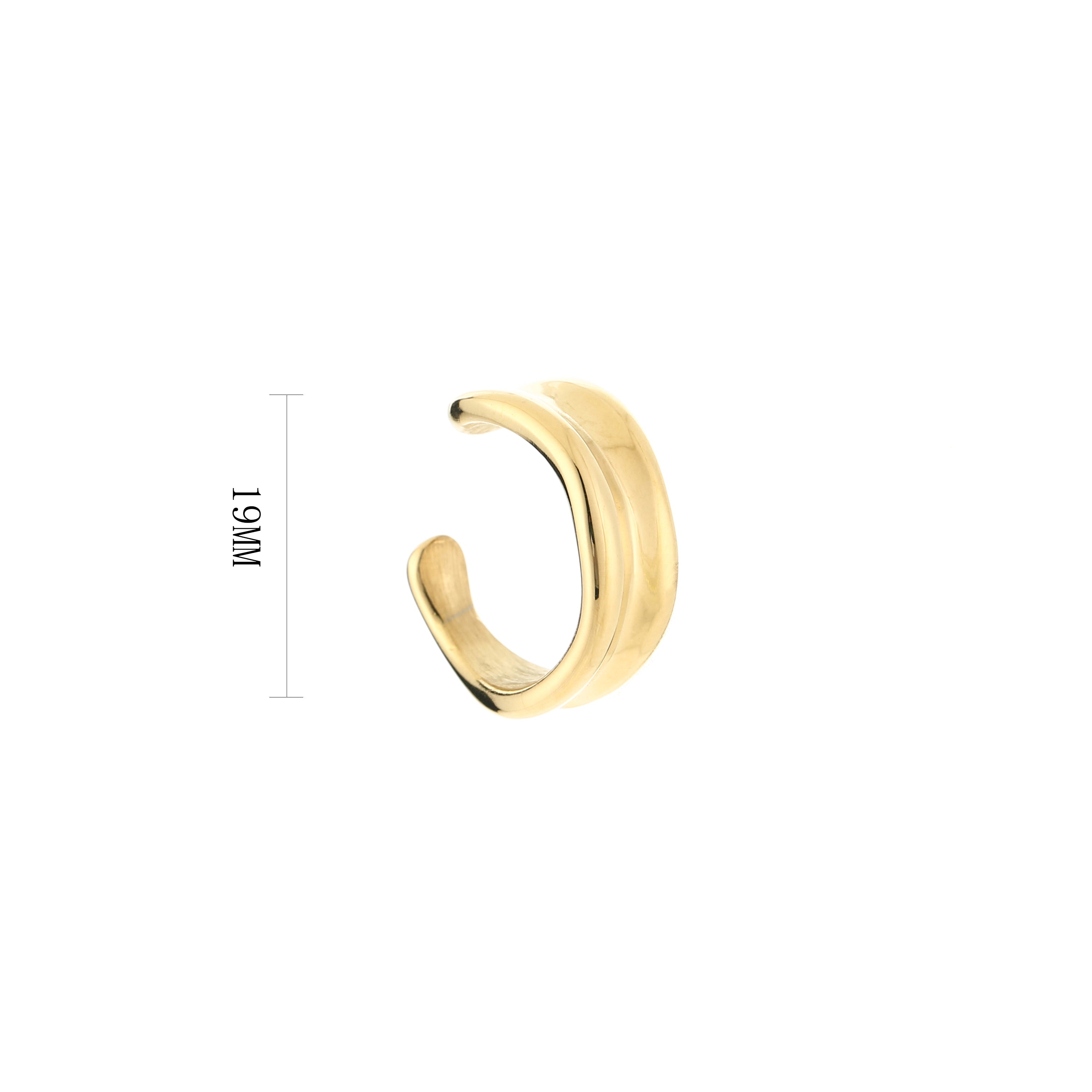 Ring gevormd goud - Desieradenconcurrent.nl