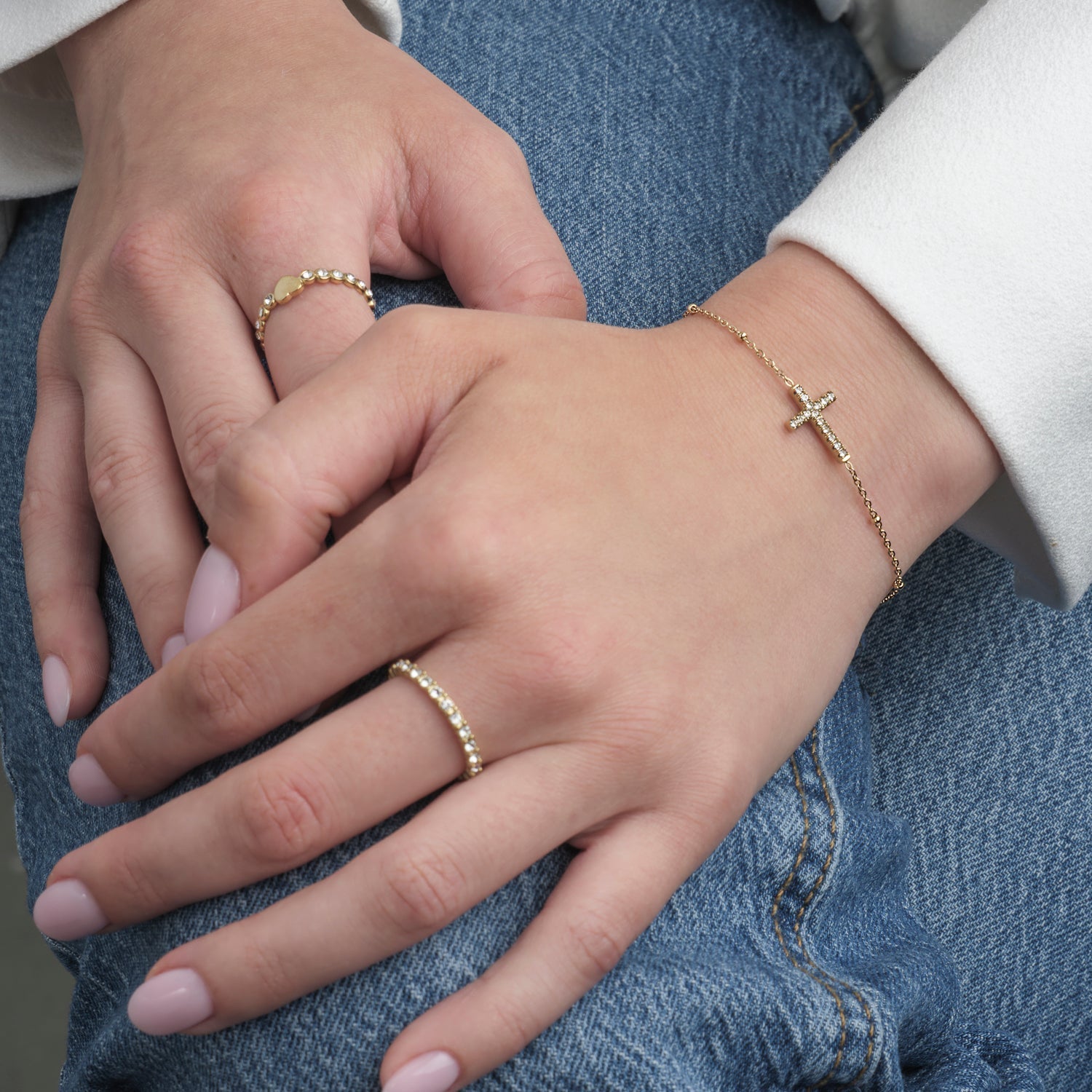 Ring glamour hartje goud - Desieradenconcurrent.nl