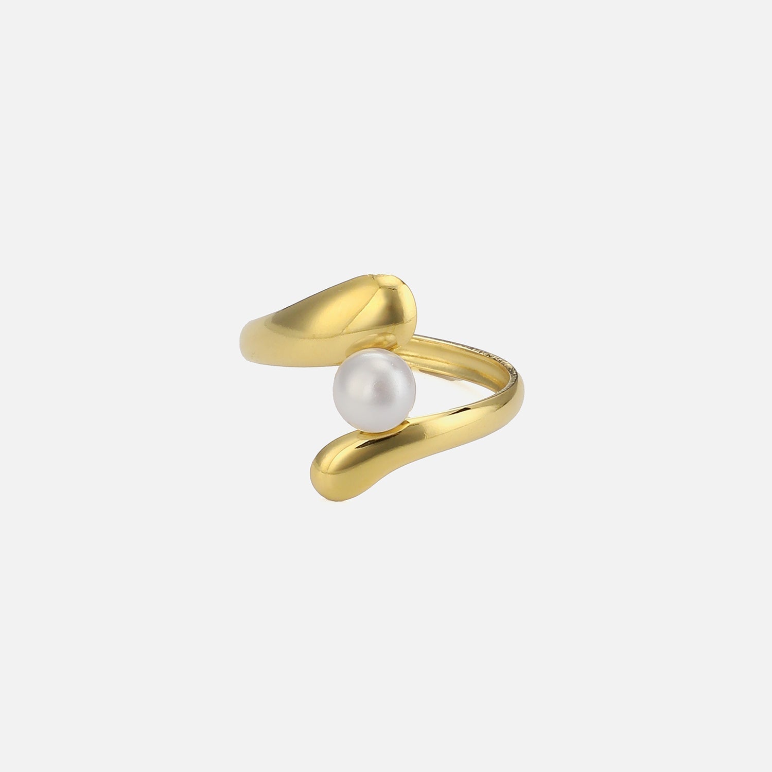Ring parel gevormd goud - Desieradenconcurrent.nl