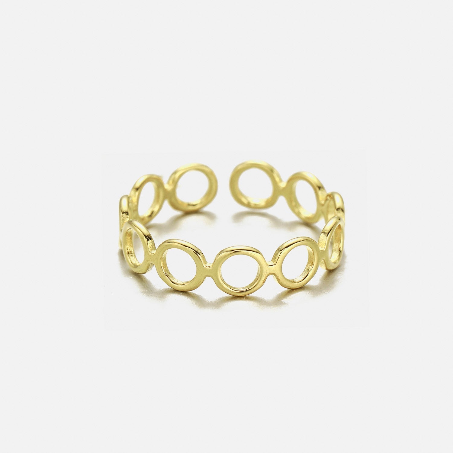 Ring rondjes goud - Desieradenconcurrent.nl