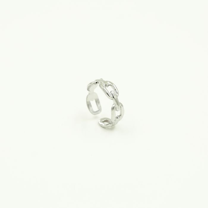 Ring schakel zilver - Desieradenconcurrent.nl