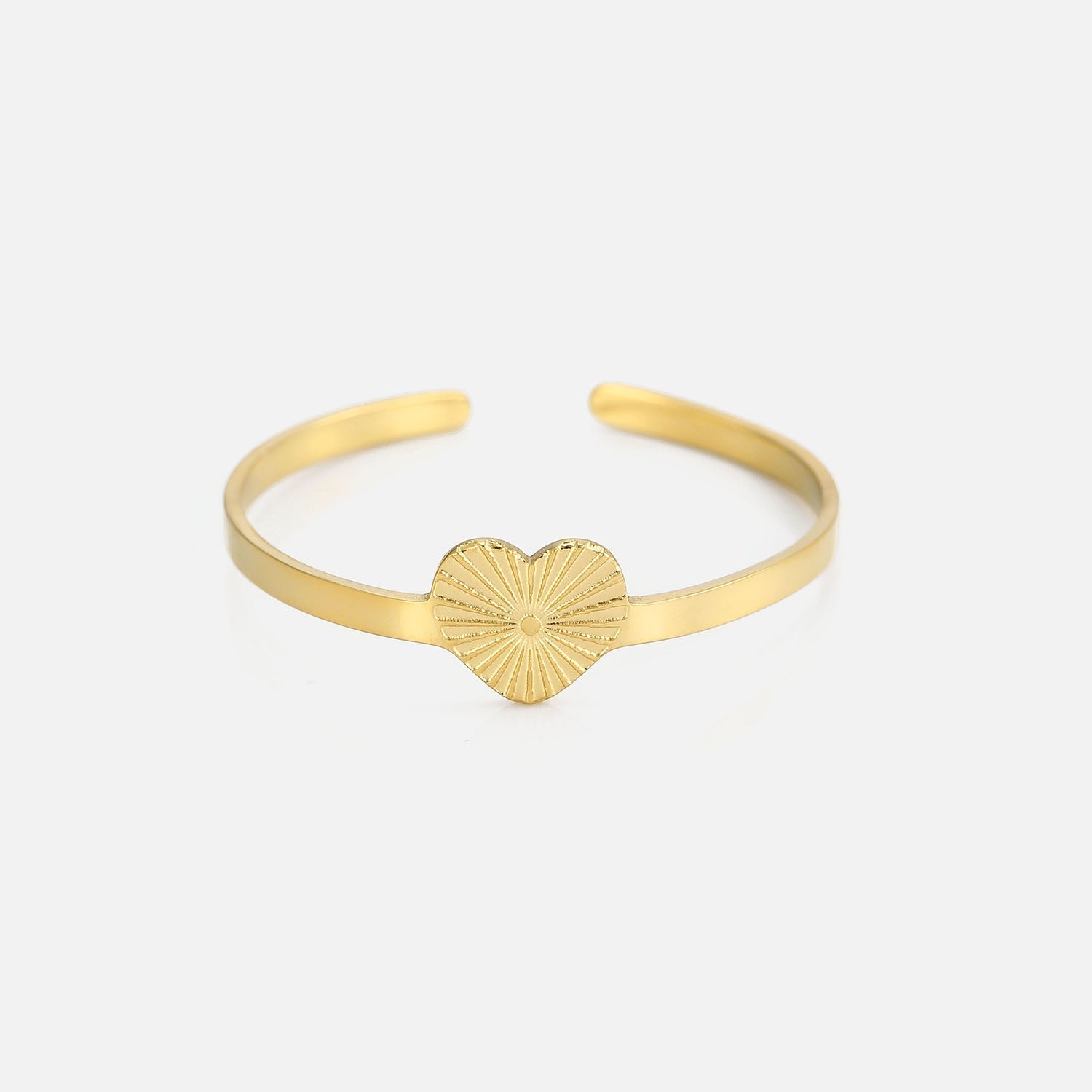 Ring simple heart goud - Desieradenconcurrent.nl