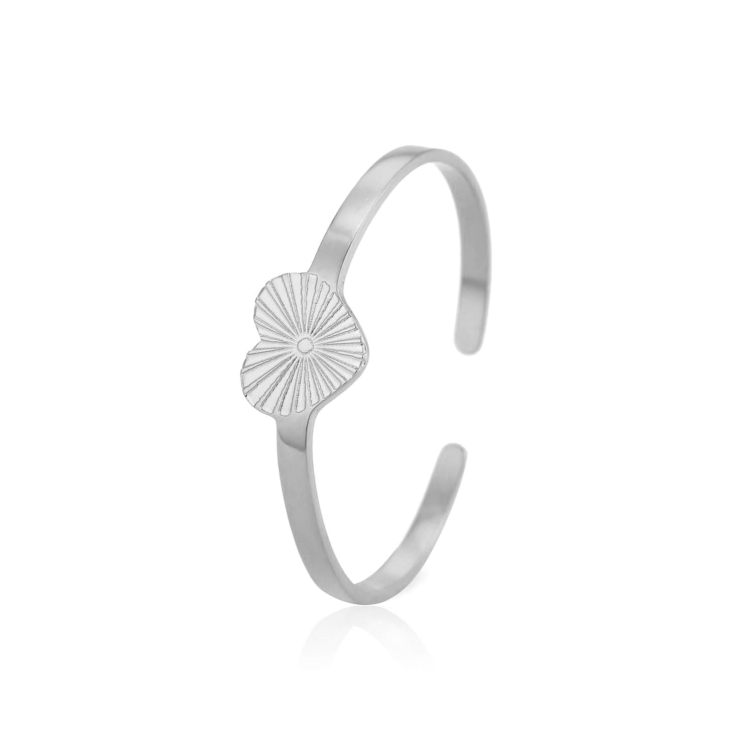 Ring simple heart zilver - Desieradenconcurrent.nl