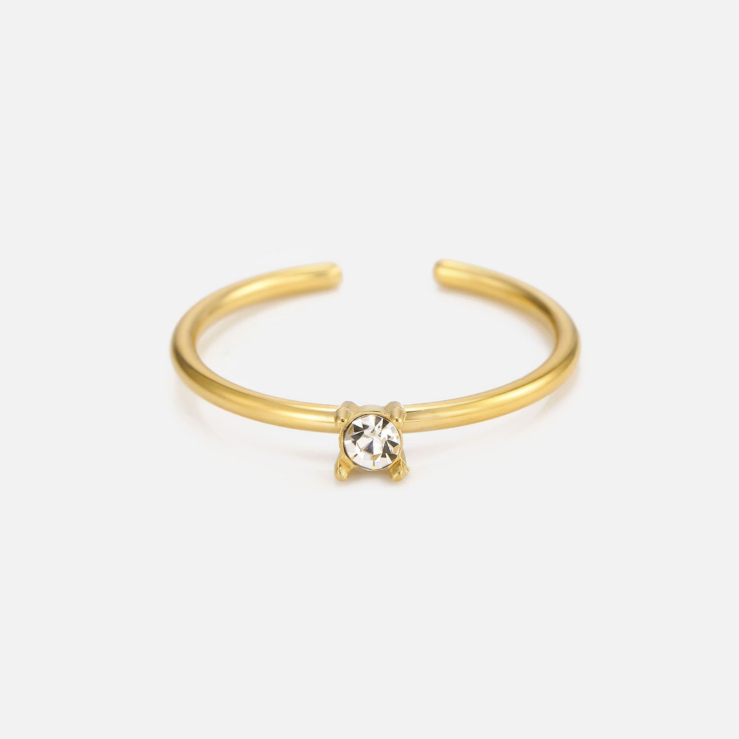 Ring steentje goud - Desieradenconcurrent.nl