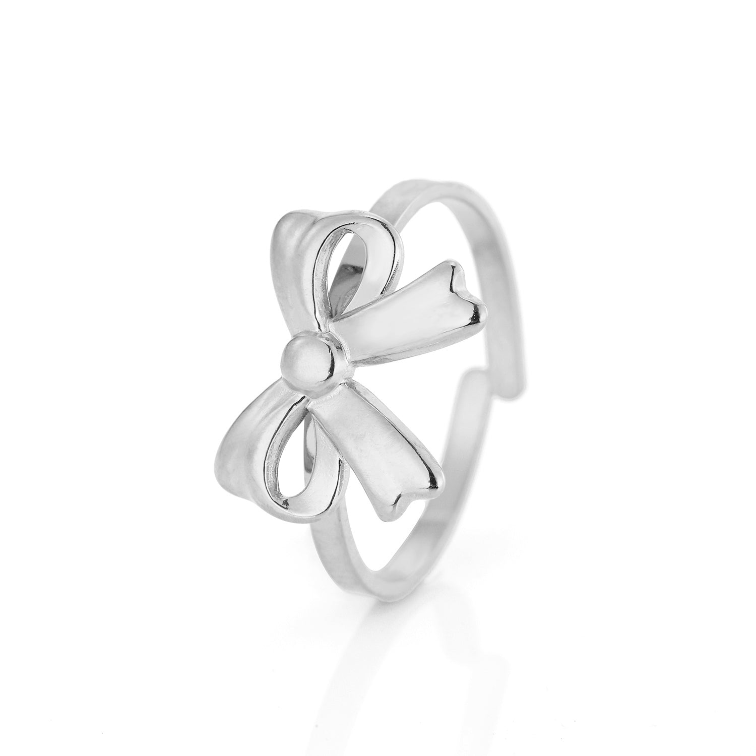 Ring strikje zilver - Desieradenconcurrent.nl