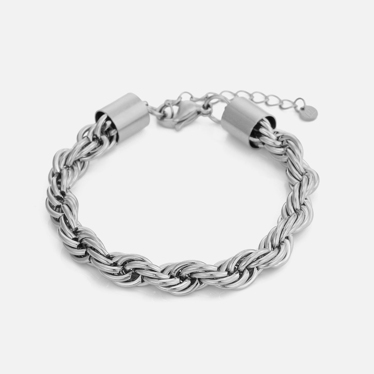 Rope armband 8mm Zilver - Desieradenconcurrent.nl