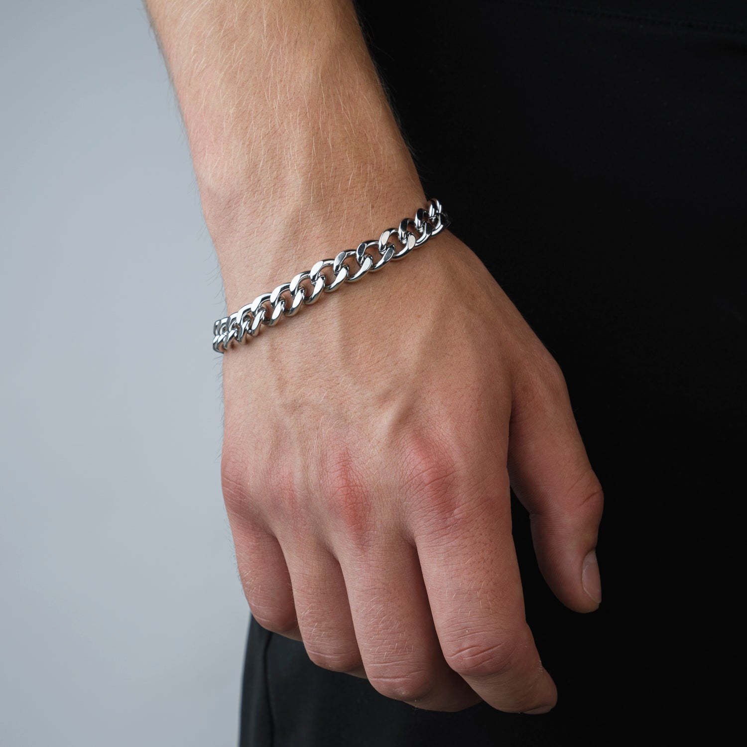 Schakel armband 10mm Zilver - Desieradenconcurrent.nl