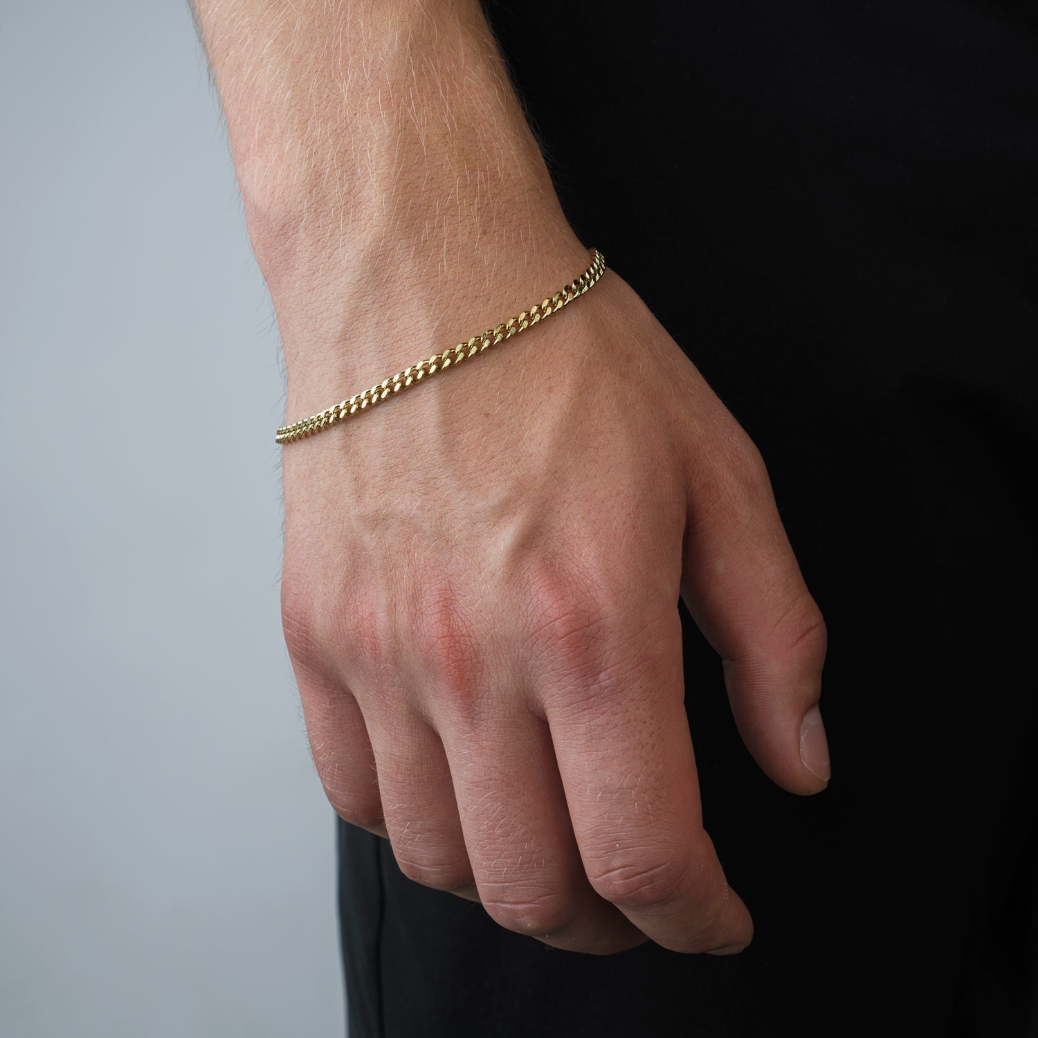 Schakel armband 4mm Goud - Desieradenconcurrent.nl