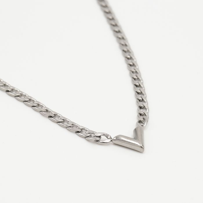 Schakelketting V zilver - Desieradenconcurrent.nl