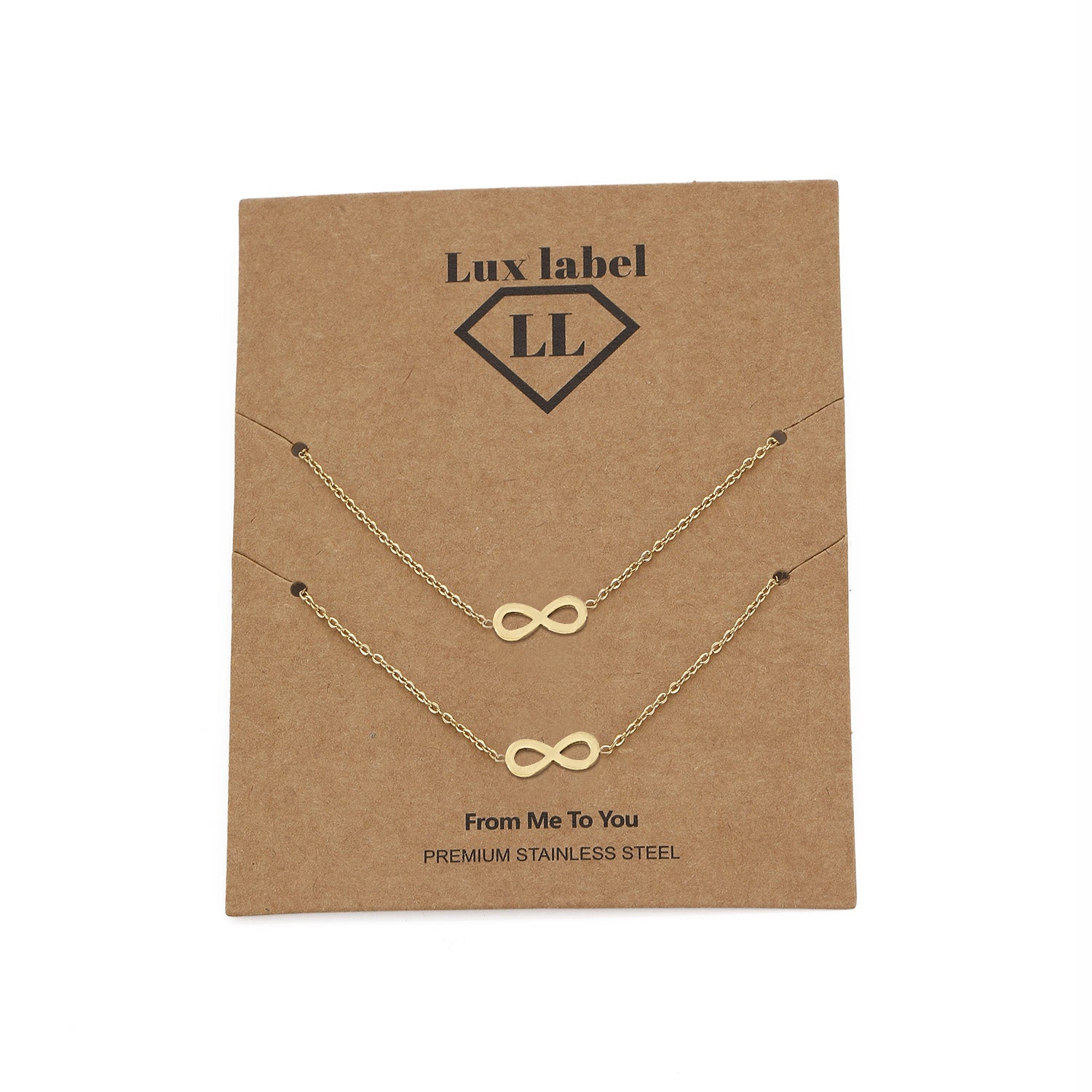 Set armbanden infinity goud - Desieradenconcurrent.nl