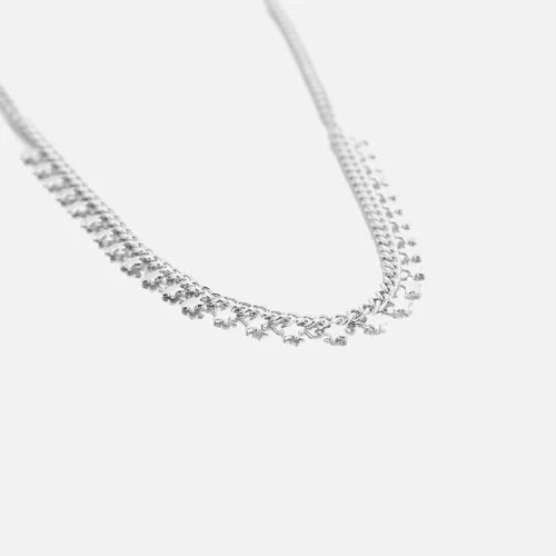 Sterretjes ketting zilver - Desieradenconcurrent.nl