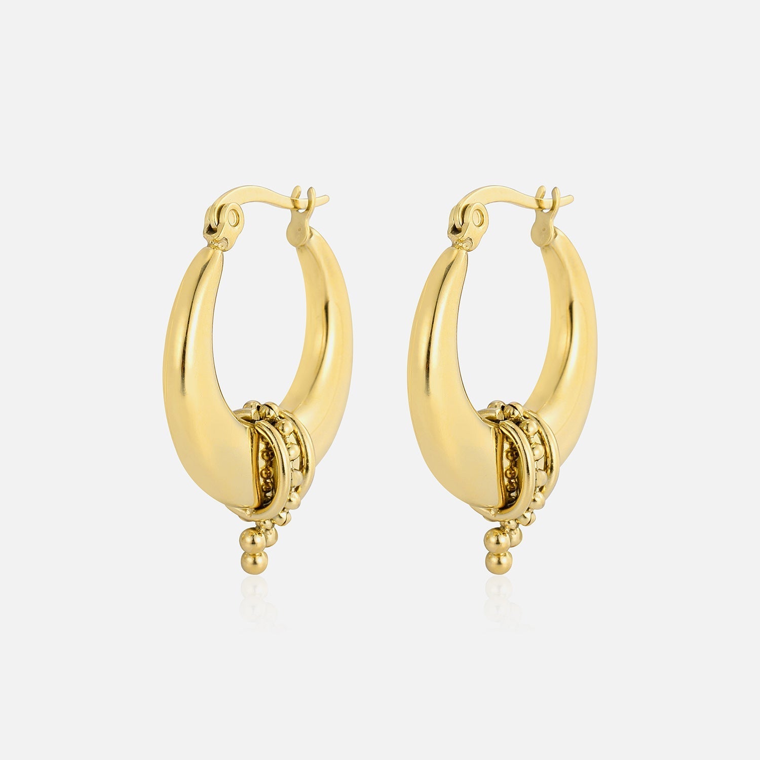 Zen Bali hoops goud - Desieradenconcurrent.nl