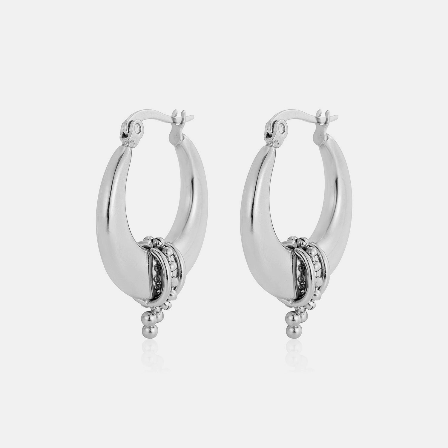 Zen Bali hoops zilver - Desieradenconcurrent.nl